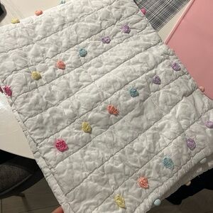 Crib sheets and Toddler Quilt for Girls